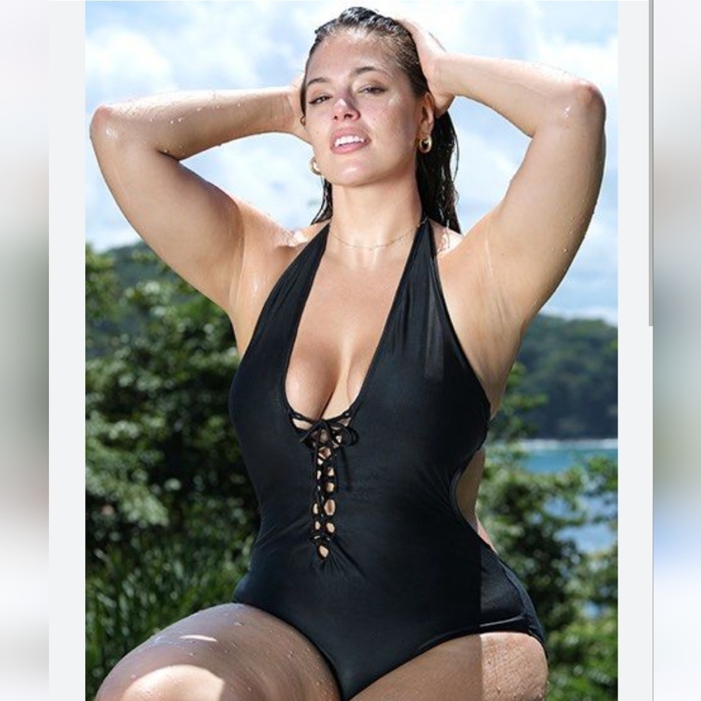 NWTs Ashley Graham x Swimsuits For All Secret Agent Siren